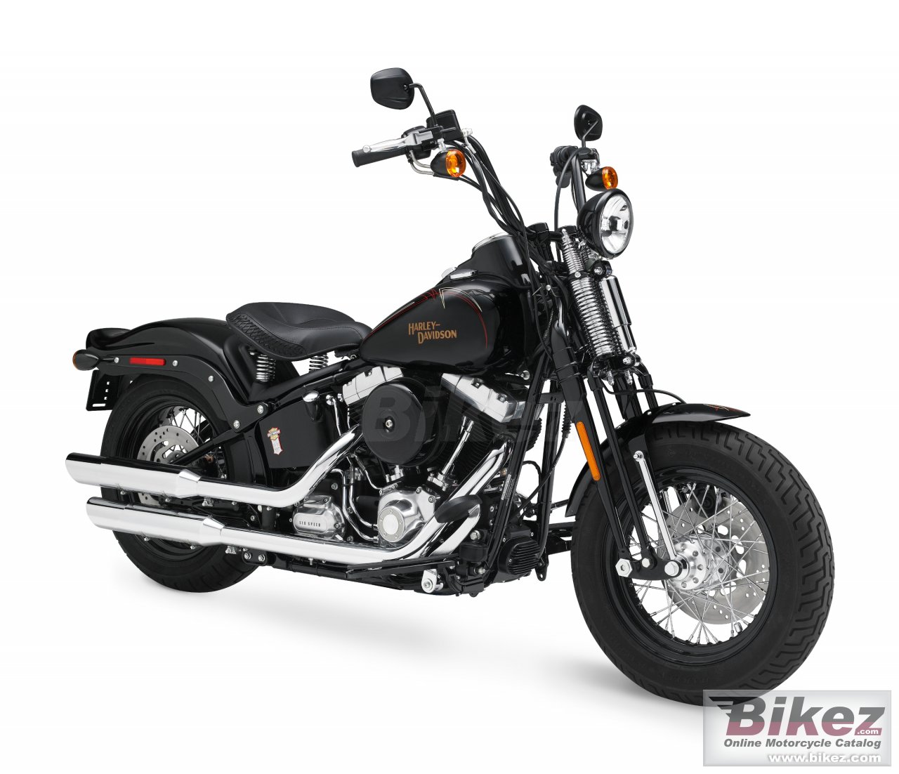 Big Harley-Davidson flstsb softail cross bones picture and wallpaper from Bikez.com